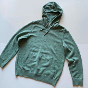 L.L. Bean Wicked Soft Cotton Cashmere Knit Hooded Sweater Men's Size M